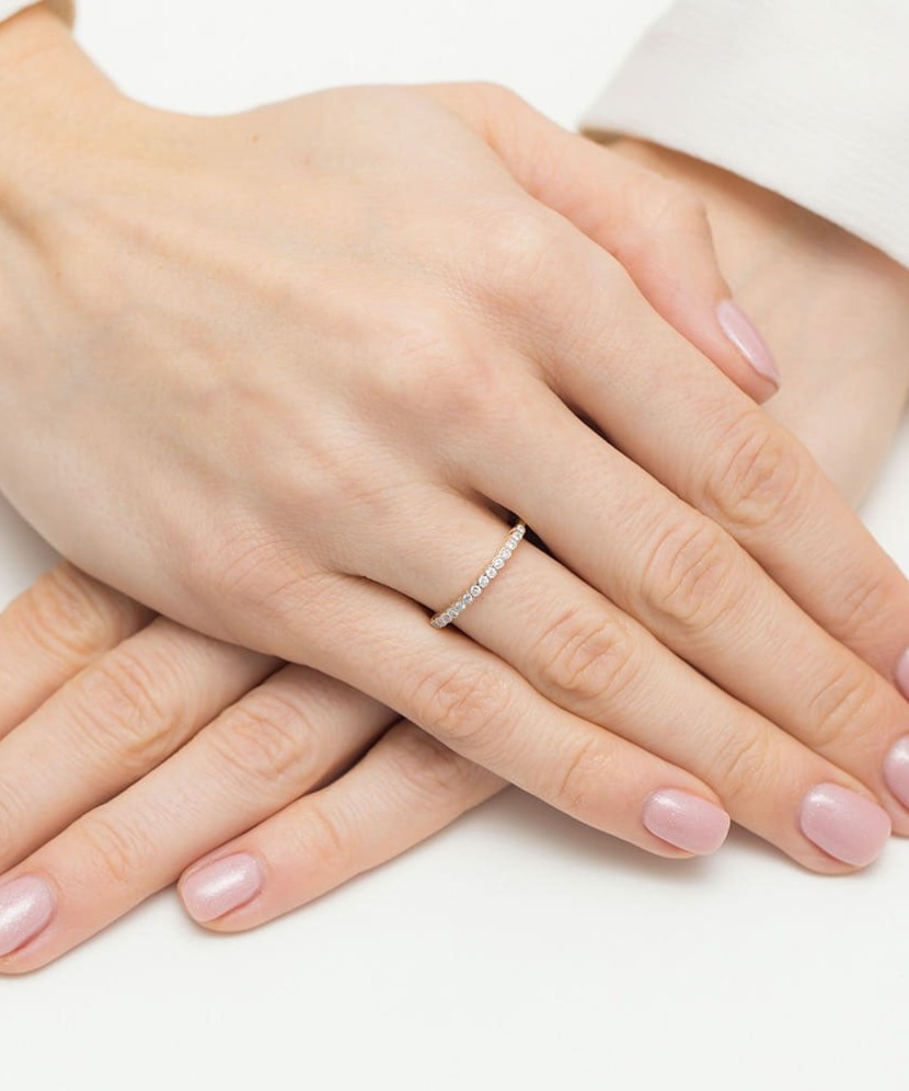 Золотое кольцо с алмазами