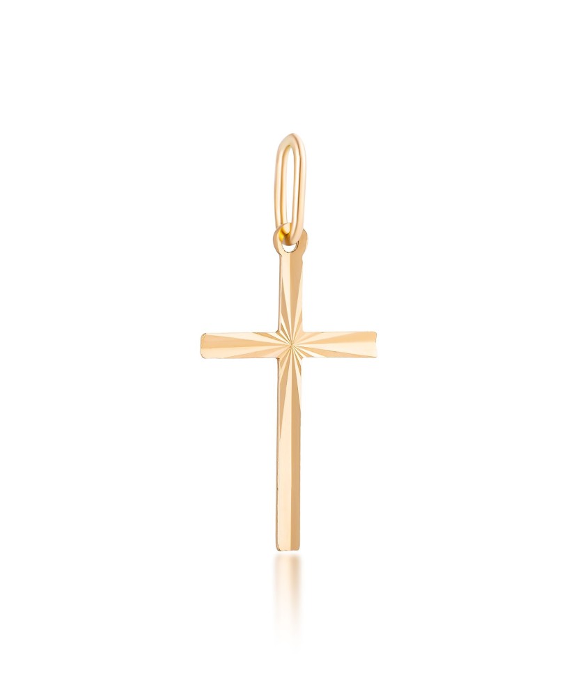 Золотой подвеска "Крестик"