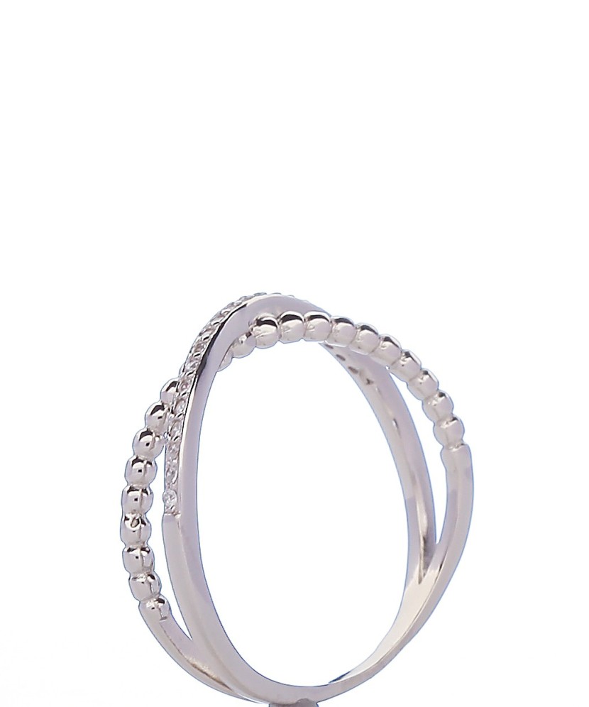 Hõbesõrmus tsirkoonidega - Hõbesõrmused - Goldinga