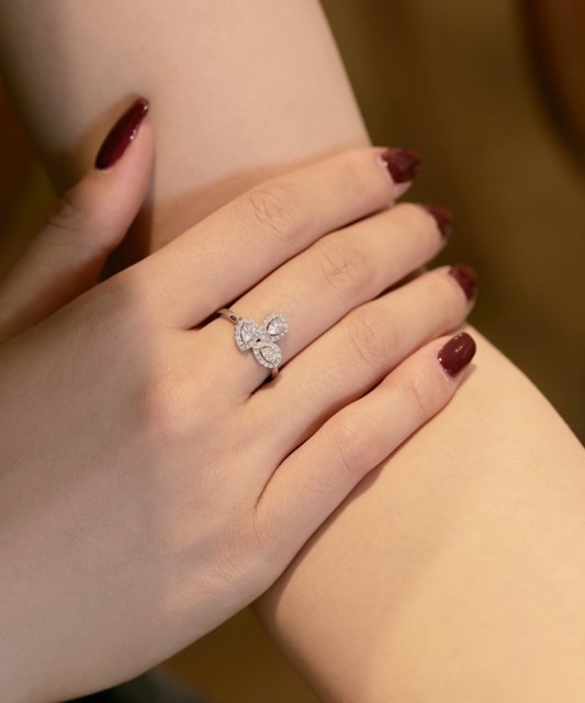 Hõbesõrmus tsirkoonidega