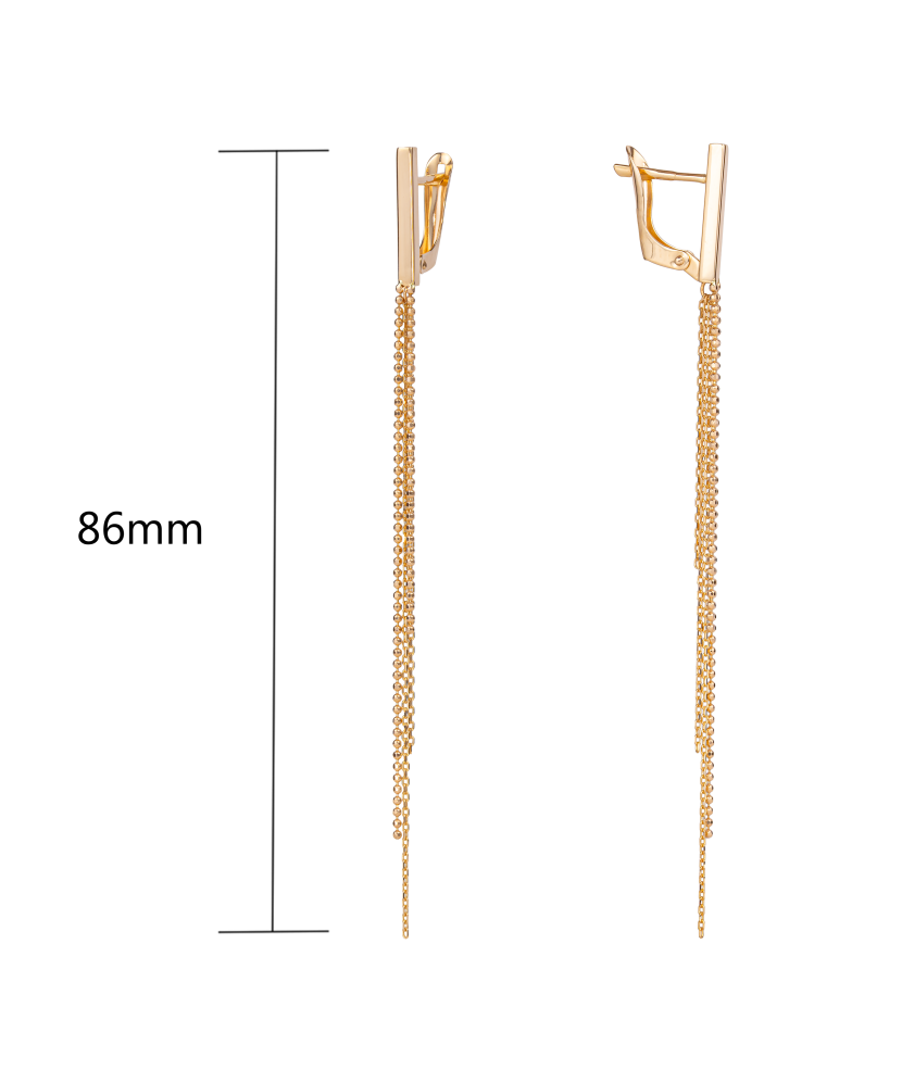 Золотые серьги