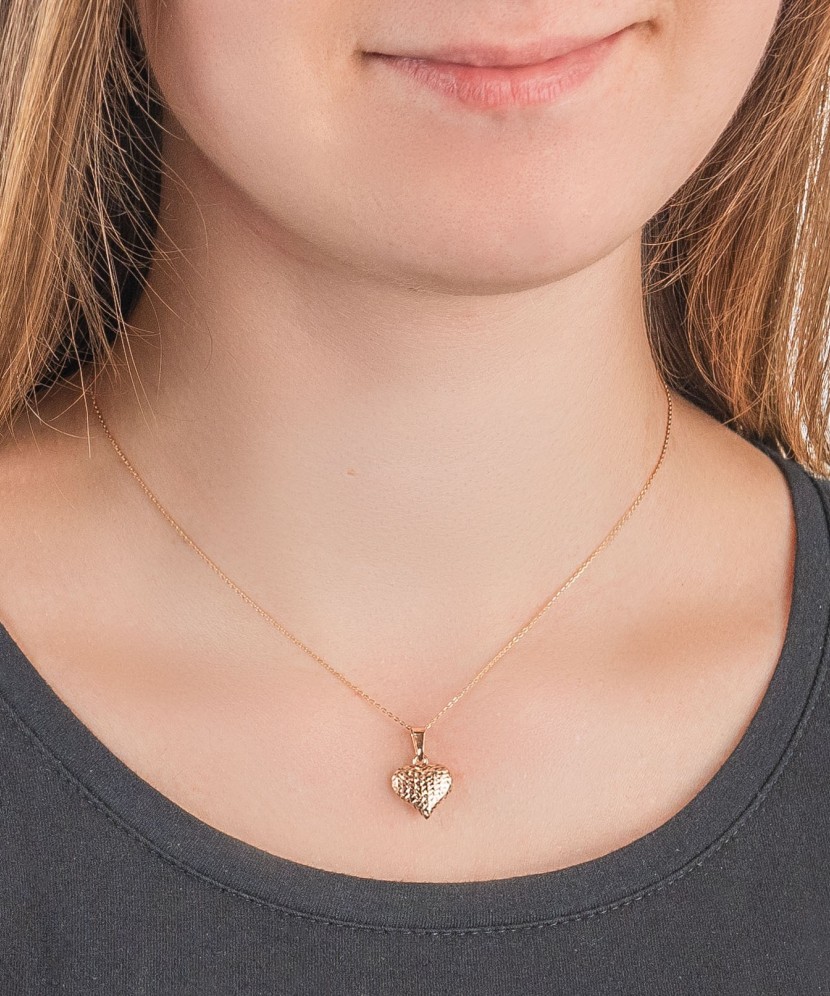 Kuldripats "südameke" Goldinga X3DCSTP13298-R