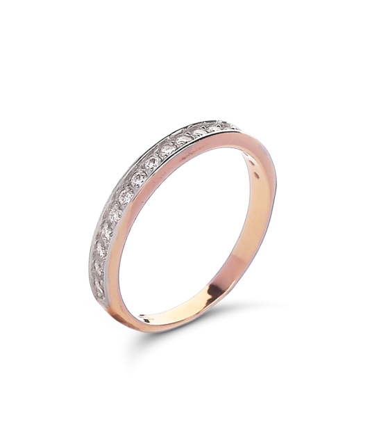 Kuldsõrmus tsirkoonidega Goldinga 00481