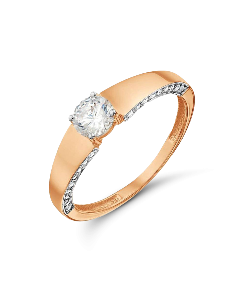 Kuldsõrmus tsirkoonidega Goldinga T142018858