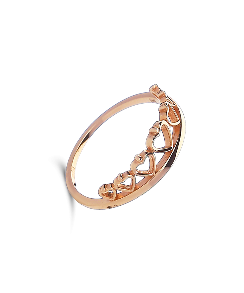 Kuldsõrmus "südamed" Goldinga 00583