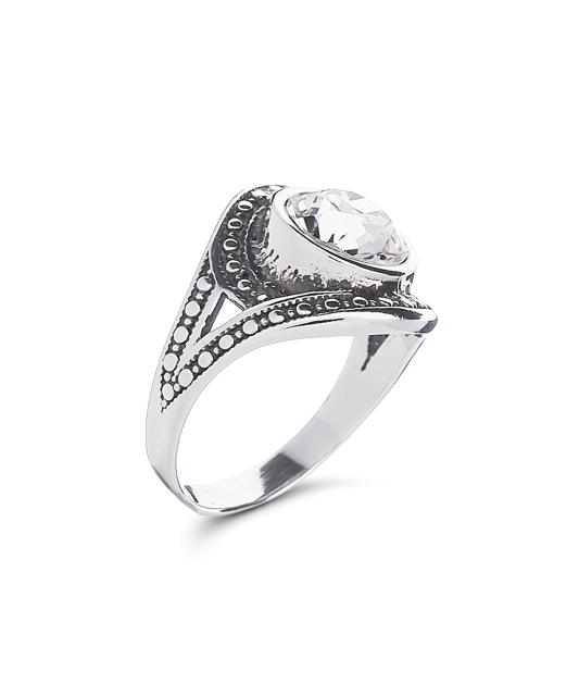 Hõbesõrmus kristalliga Goldinga 00884