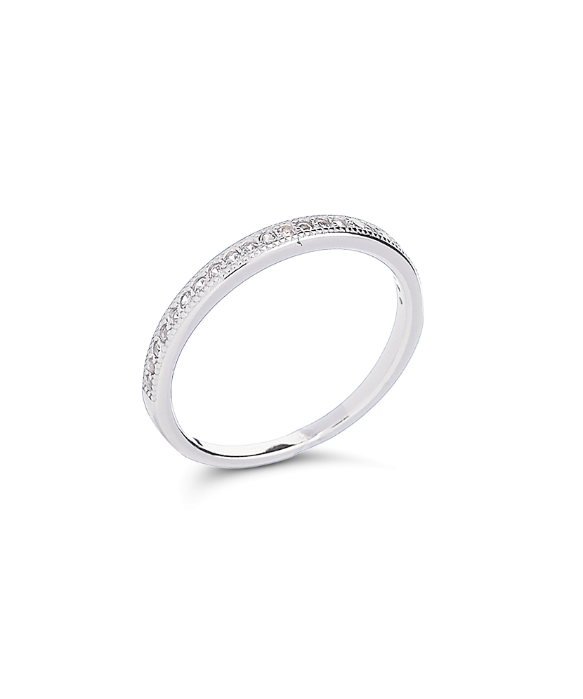 Hõbesõrmus tsirkoonidega Goldinga 00039