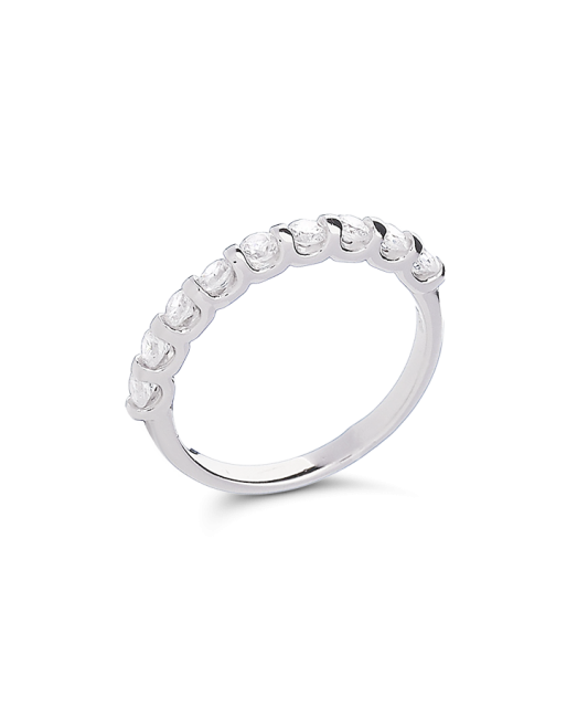 Hõbesõrmus tsirkoonidega Goldinga 00052