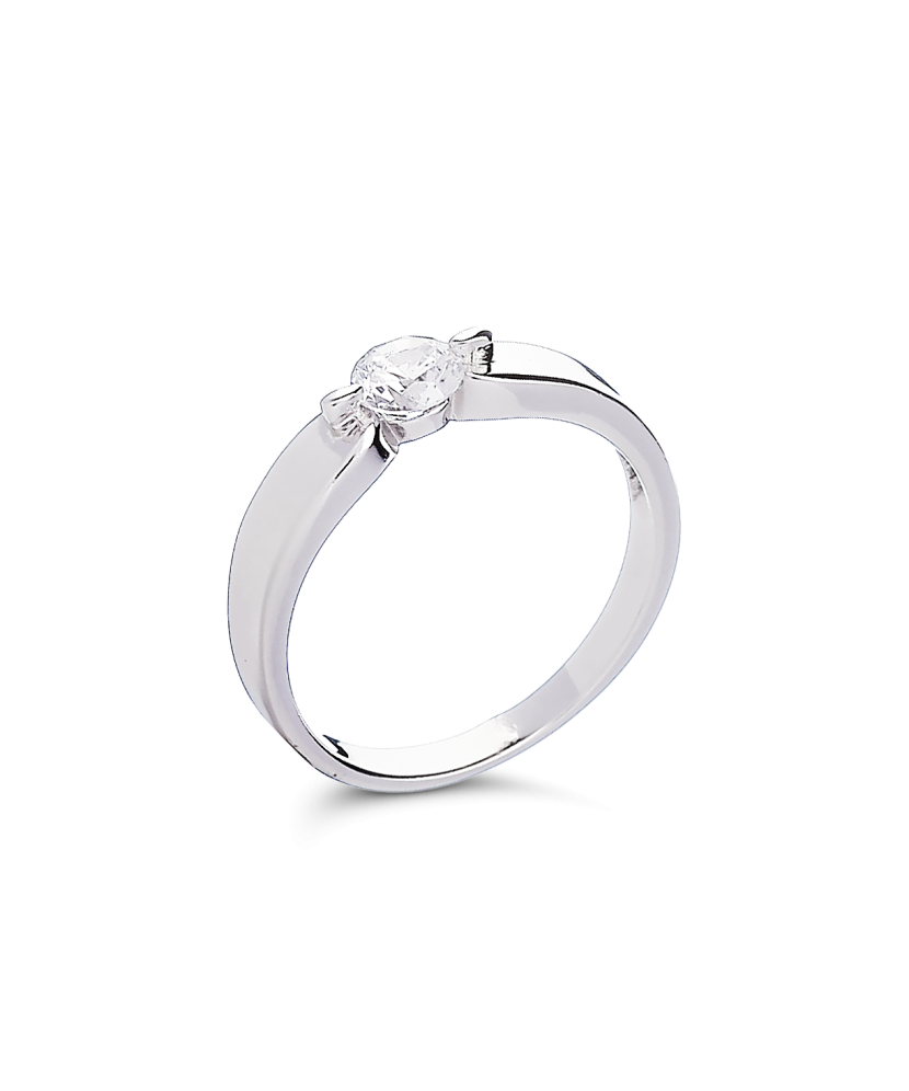 Hõbesõrmus tsirkooniga Goldinga 00110