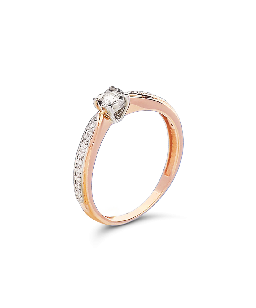 Kuldsõrmus briljandiga