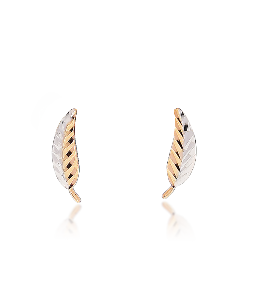 Kuldkõrvarõngad "lehed" Goldinga 00228