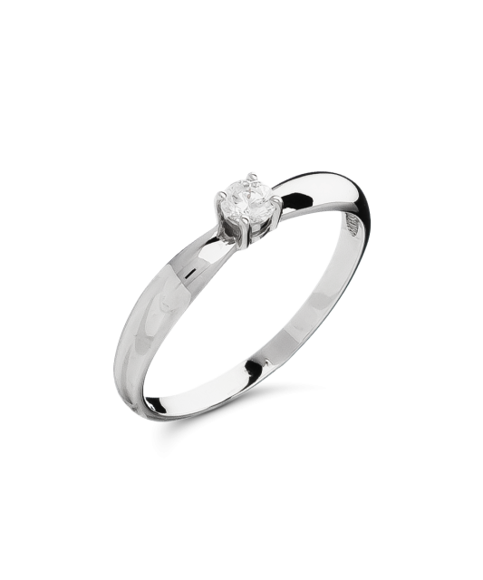 Золотое кольцо с цирконом