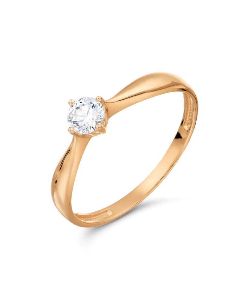 Kuldsõrmus tsirkooniga Goldinga T10201A317