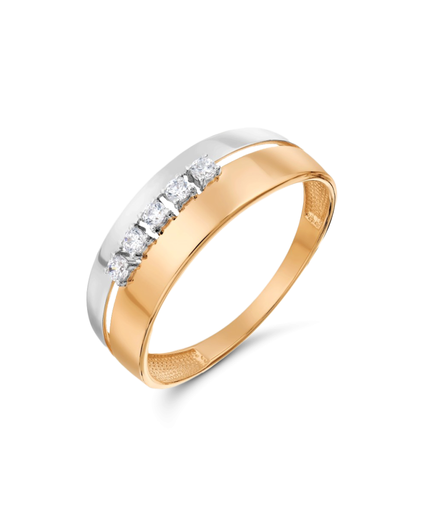 Kuldsõrmus tsirkoonidega Goldinga T14201A373