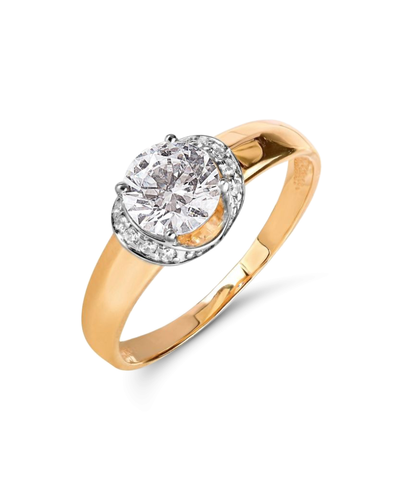 Kuldsõrmus kristallidega Goldinga T142015927