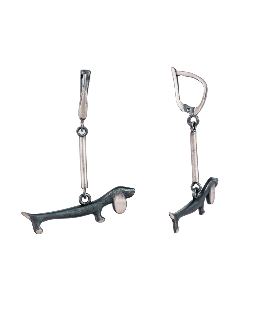 Hõbekõrvarõngad "kutsikas"