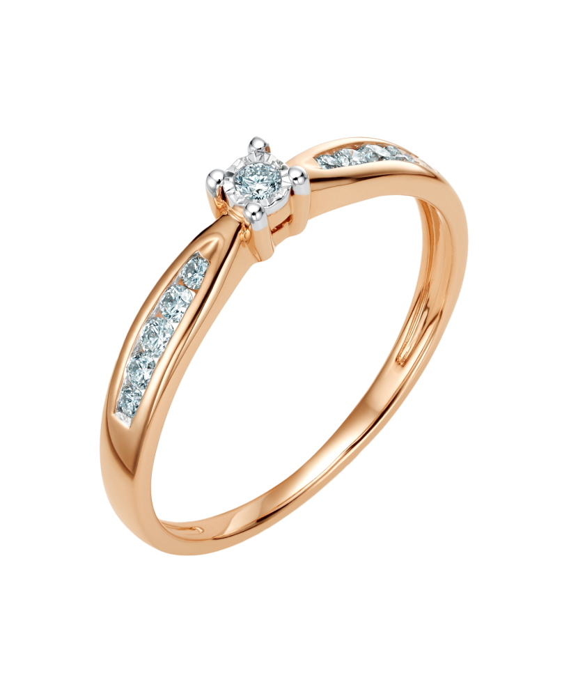 Kuldsõrmus teemantidega