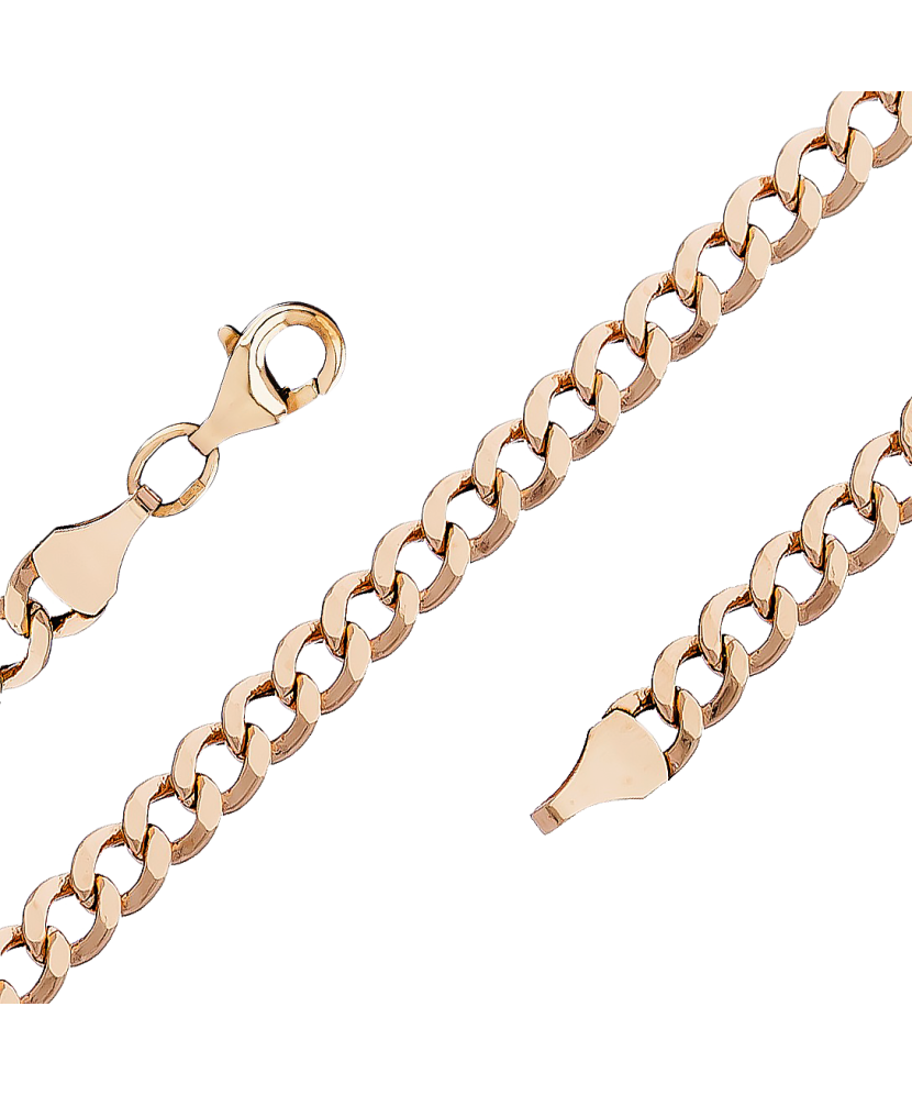 Kuldkett "Curb" 7.5mm Goldinga CURB75MM
