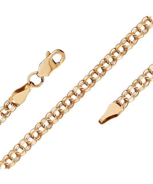 Kuldkett "Bismark" 3.9mm Goldinga BISMARK39MM