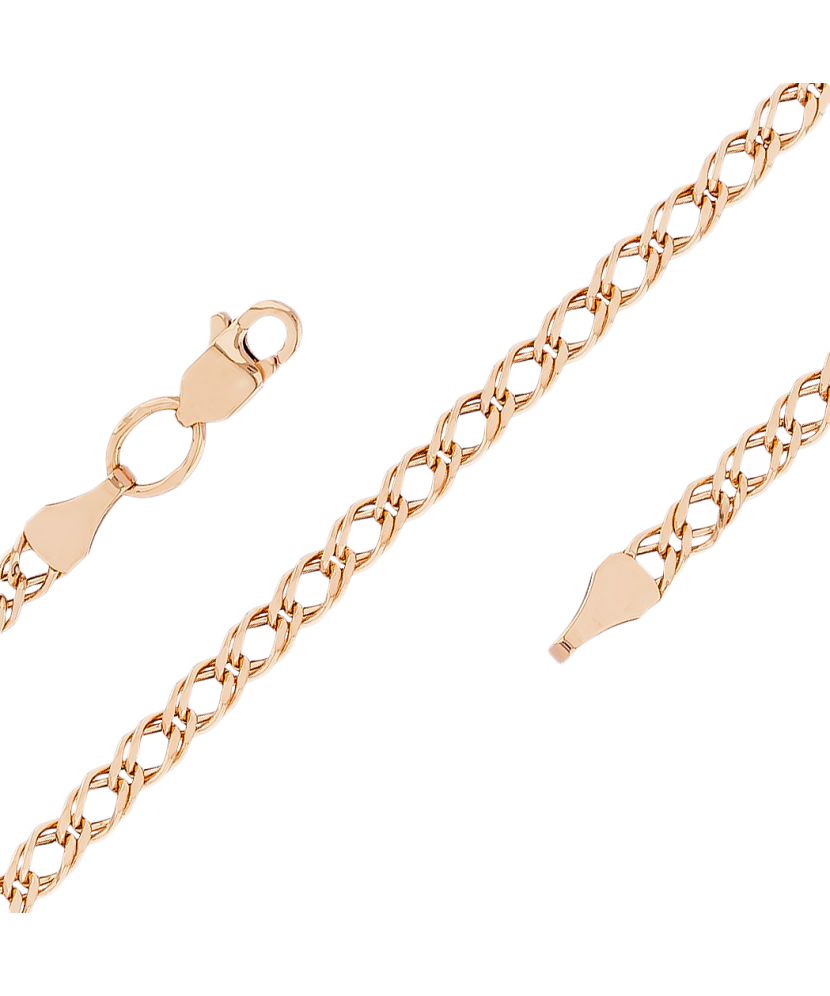 Kuldkett "Rombo" 3mm Goldinga ROMBO3MM