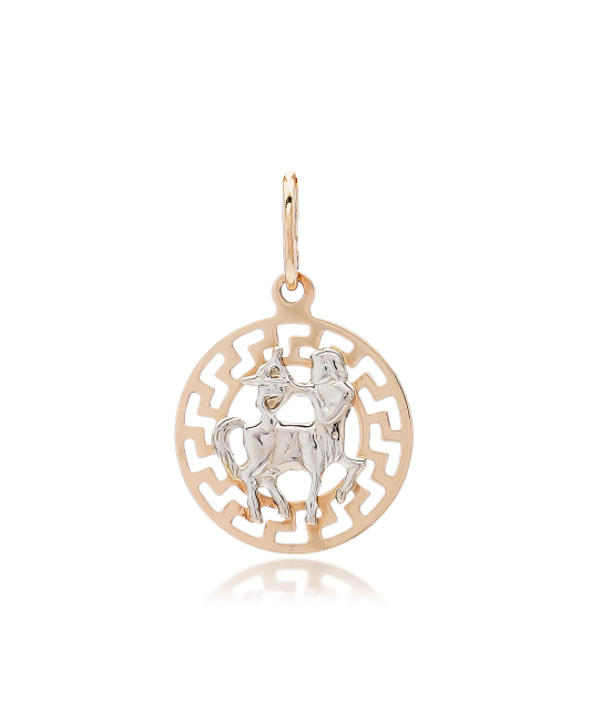 Золотой подвеска "Стрелец"