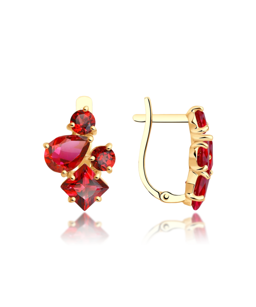 Kuldkõrvarõngad topaasidega Goldinga S727753