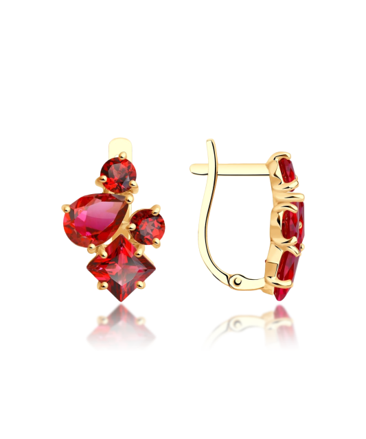 Kuldkõrvarõngad topaasidega Goldinga S727753