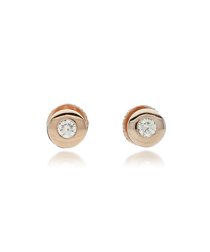 Kuldkõrvarõngad briljandiga Goldinga 01617