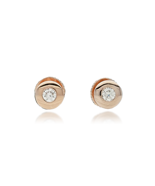 Kuldkõrvarõngad briljandiga Goldinga 01617