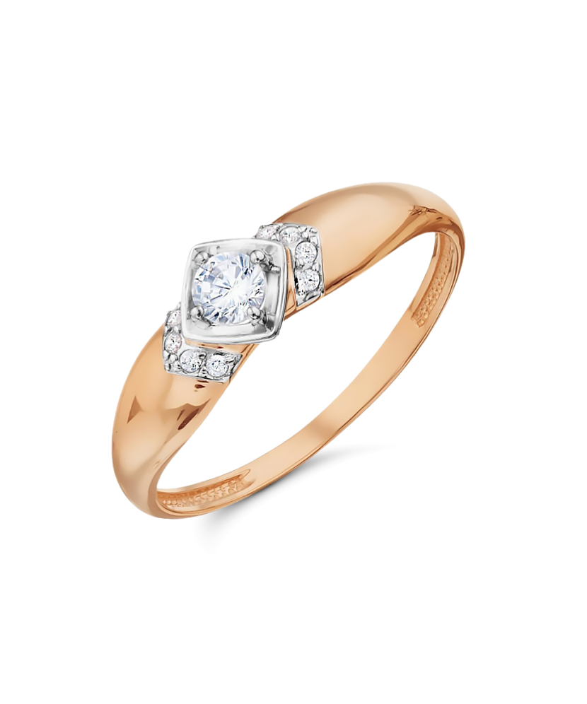 Kuldsõrmus tsirkoonidega Goldinga T147018591