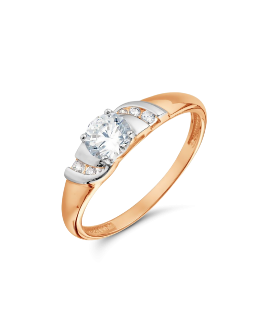 Kuldsõrmus tsirkoonidega Goldinga T142018880