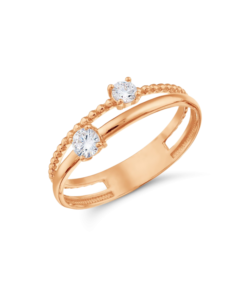 Kuldsõrmus tsirkoonidega Goldinga T102018634