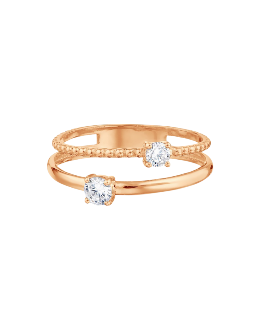 Kuldsõrmus tsirkoonidega Goldinga T102018634