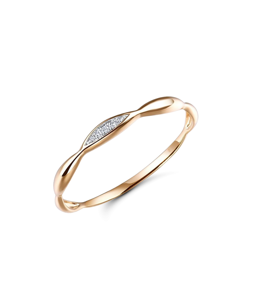 Kuldsõrmus teemantidega