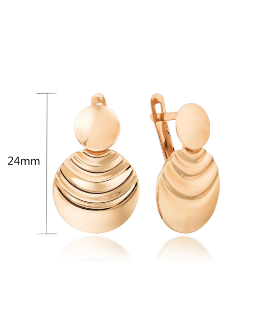 Золотые серьги