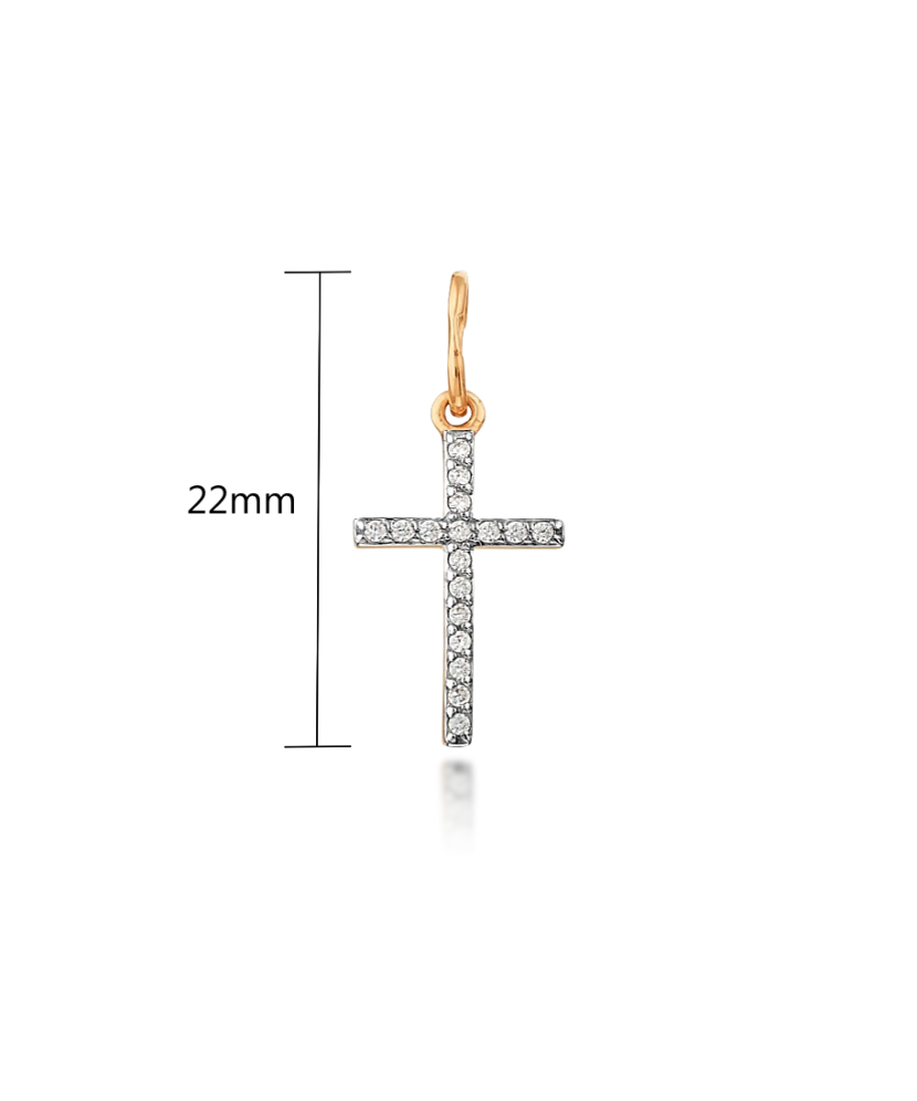 Kuldripats tsirkoonidega "rist" Goldinga T14706699