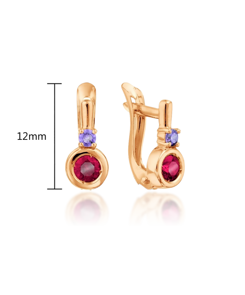 Kuldkõrvarõngad kristalliga Goldinga T10202B234