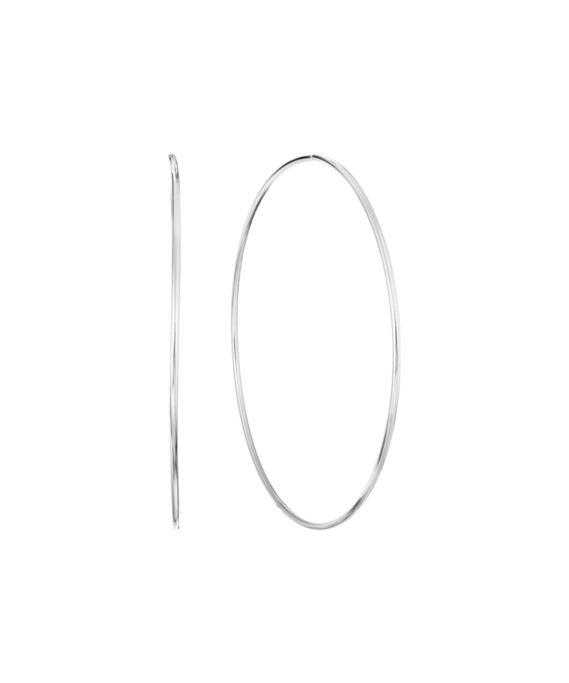 Hõbekõrvarõngad rõngad 90mm Goldinga T740022343