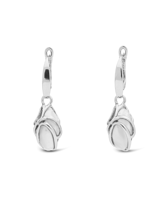 Hõbekõrvarõngad kassisilma kiviga Goldinga A15-KATES