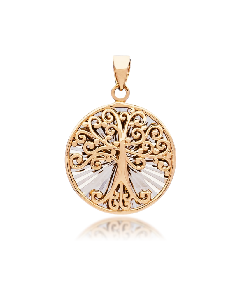 Золотой подвеска "Древо жизни"