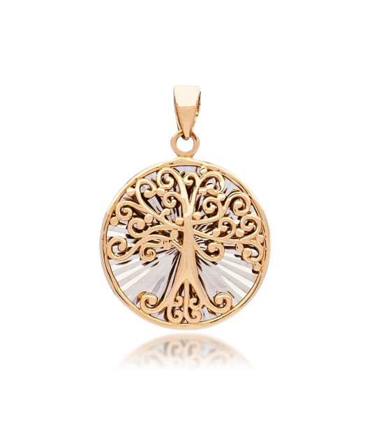 Золотой подвеска "Древо жизни"