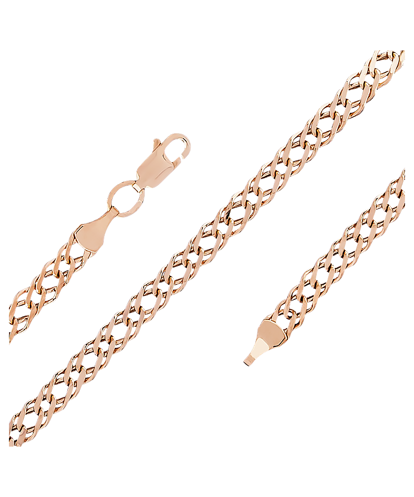 Kuldkett "Rombo" 4.3mm