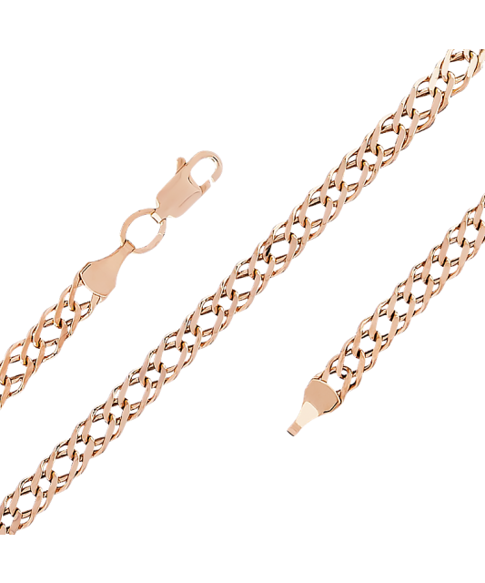 Kuldkett "Rombo" 4.3mm