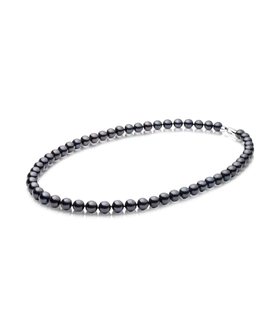 Жемчужное Колье с серебром