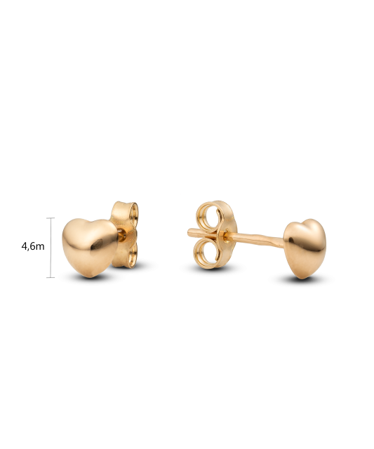 Kuldkõrvarõngad "südameke" Goldinga BSC50/SE0066-R