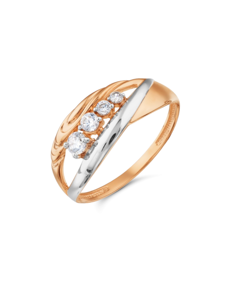 Kuldsõrmus tsirkoonidega