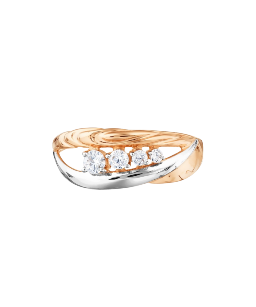 Kuldsõrmus tsirkoonidega