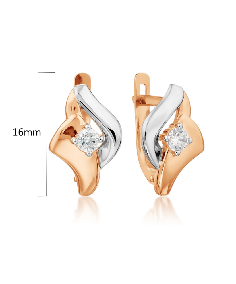 Kuldkõrvarõngad tsirkooniga Goldinga T142029473