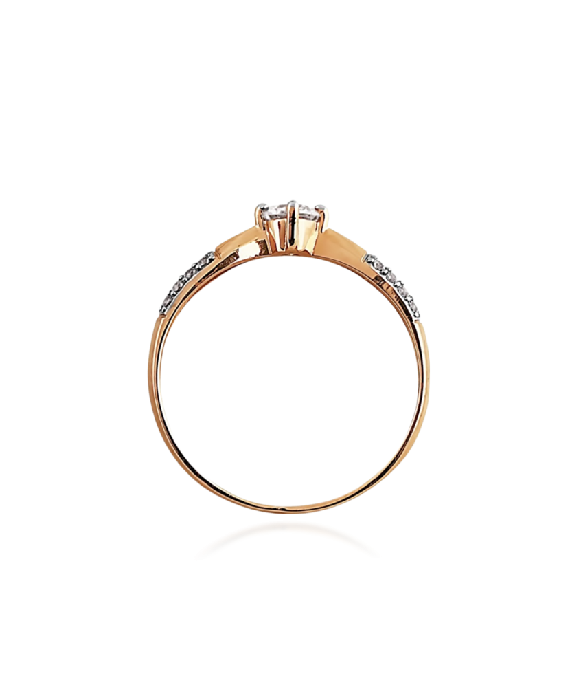 Kuldsõrmus tsirkoonidega Goldinga T142014394