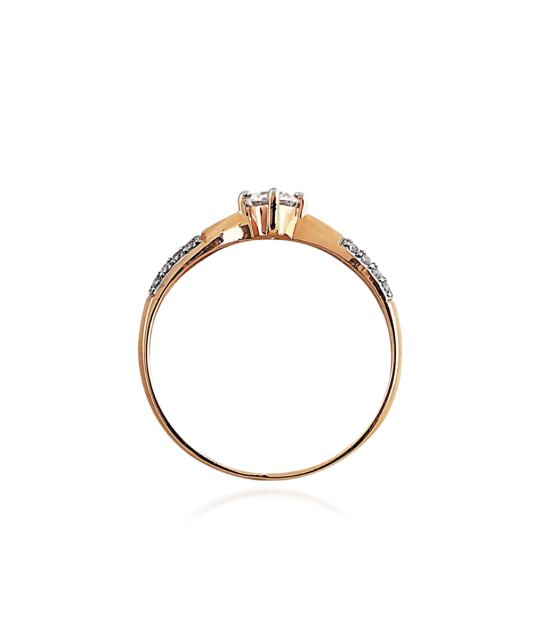 Kuldsõrmus tsirkoonidega Goldinga T142014394